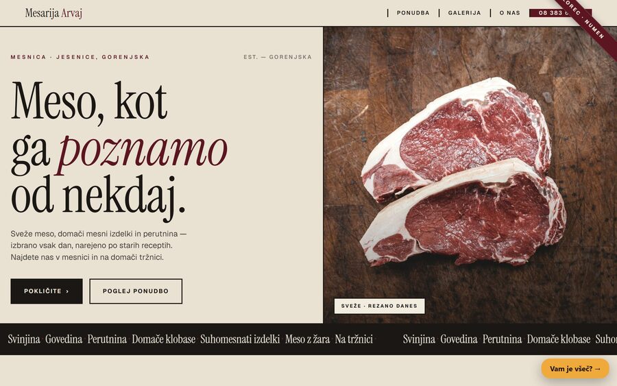 Butcher shop — Food · local
